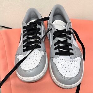 Nike air Jordan Kids Sneakers Gray and White